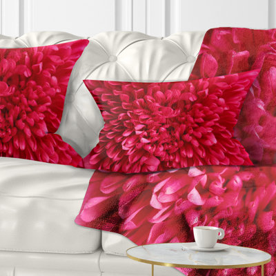 Coussin lombaire à motif floral