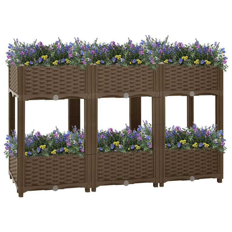 Rossburg Raised Garden Bed,  Brown