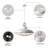 18" Industrial Barn Style Pendant Light with Cage