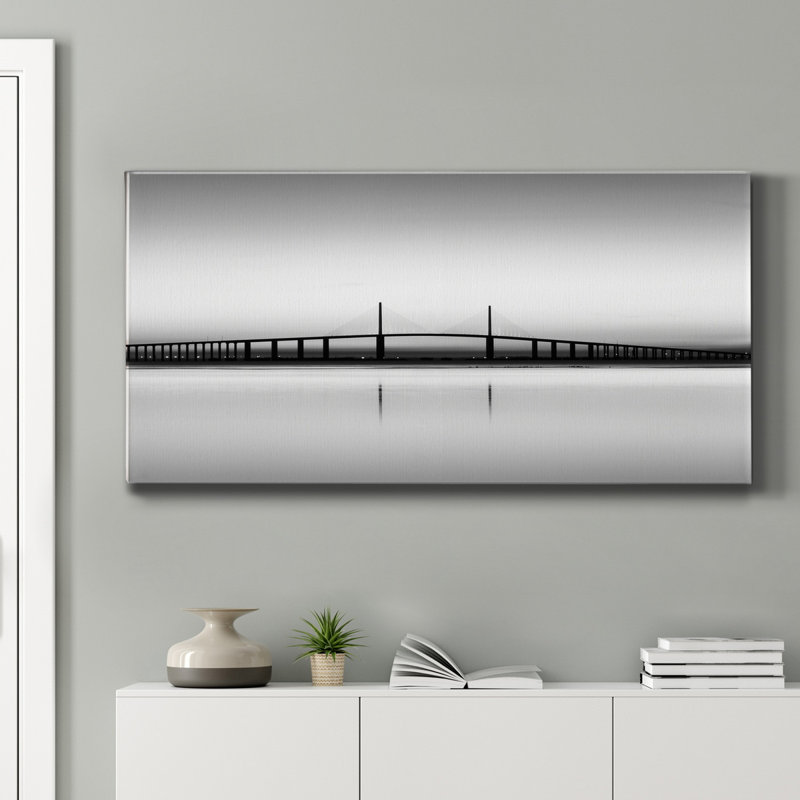 Sunshine Skyway - impression sur toile tendue, H 24 po x l 12 po x P 1 po