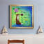 Happy Fox - peinture sur toile encadrée-1655634033-1655634039