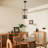 4-Light Industrial Hemp Rope Pendant Light