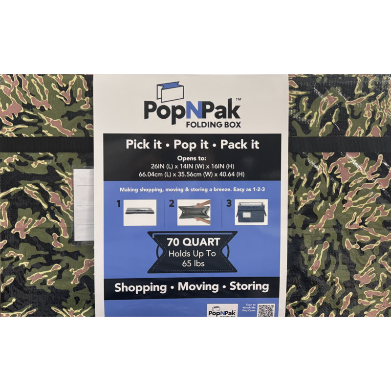 Boîte de rangement pliante Pop N 'Pak 
