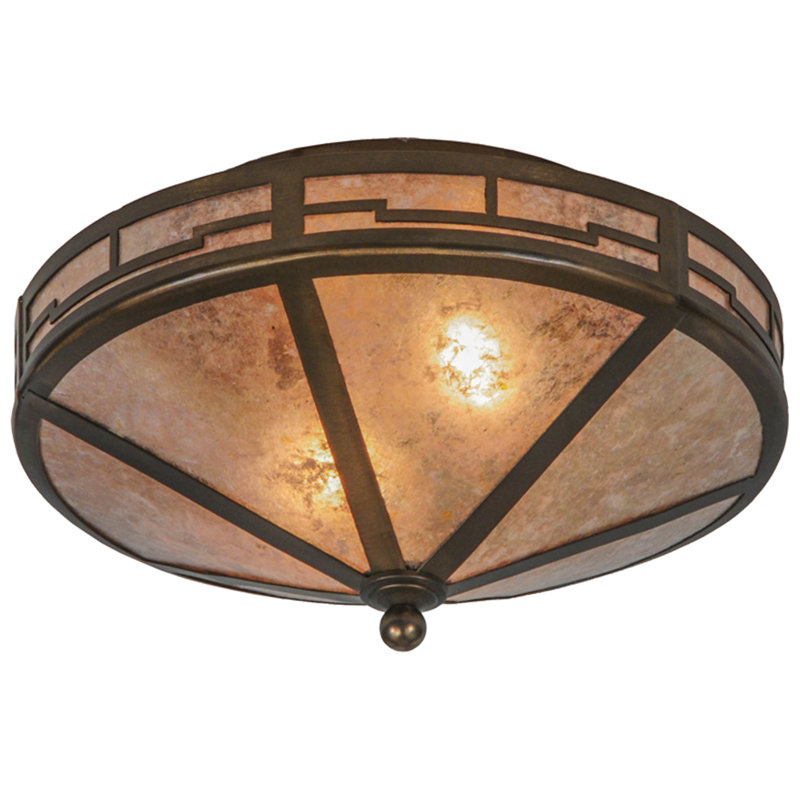 2 - Light Semi Flush Mount