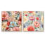 Loyce - Ensemble de 2 collages carrés floraux-101865316-101865317
