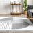 Leah SpinClean Machine Washable Geometric Moon Phase Area Rug-702277890