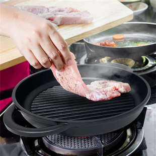 Stovetop Korean BBQ Non-Stick Grill Pan with New Non-Stick Coating - China Gas  Grill Pan and Gas Grill price