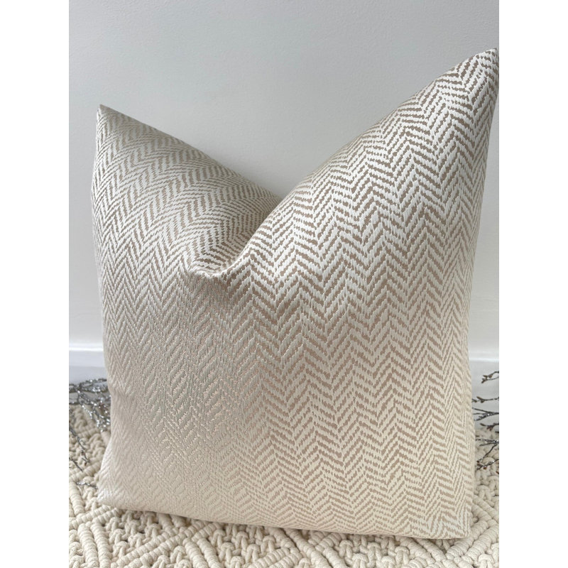 Abstract Gold Square Cushion Cover