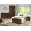 Alsace 2-Drawer Petite Bedside Table | Deep Rustic Brown Lacquer