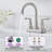 Centerset 2-handle Bathroom Faucet with Drain Assembly-94459487