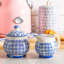 Nicola Spring - Hand-Printed Milk Jugs - 300ml - Navy - Set of 3