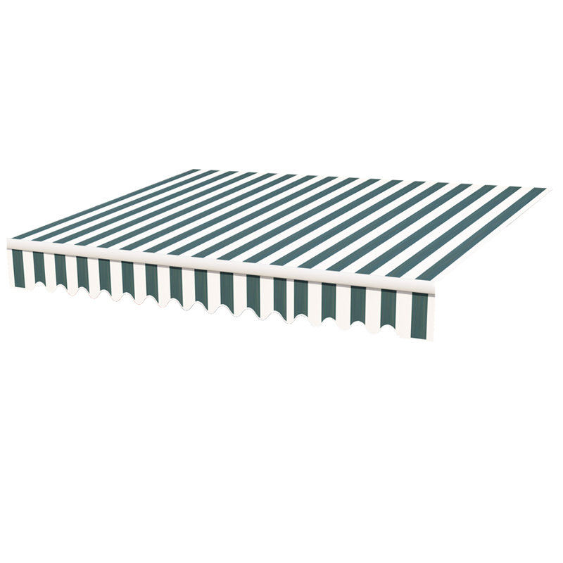 Donora Replacement Fabric for 3.5m W x 2.5m D Awning, Green/White
