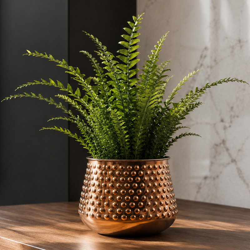 Handmade Metal Cachepot