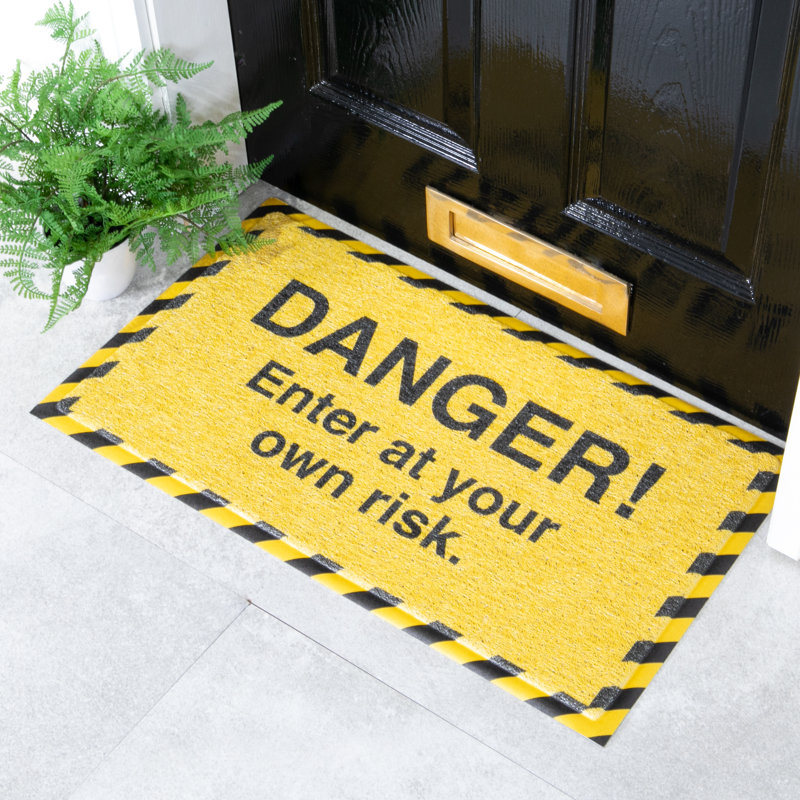 Bayro Non-Slip Floral Indoor Doormat