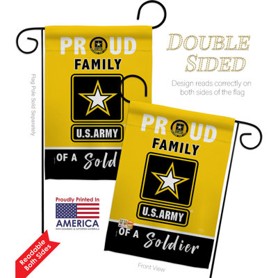 Double Sided 18.5'' H x 13'' W Polyester Flag Set