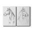 Bridle Portraits I, toile tendue avec châssis de qualité supérieure - prête à être accrochée-640528400