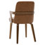Chaises de salle à manger rembourrées en similicuir 19,5 ", chaise d'appoint moderne avec dossier complet et accoudoirs-356743037