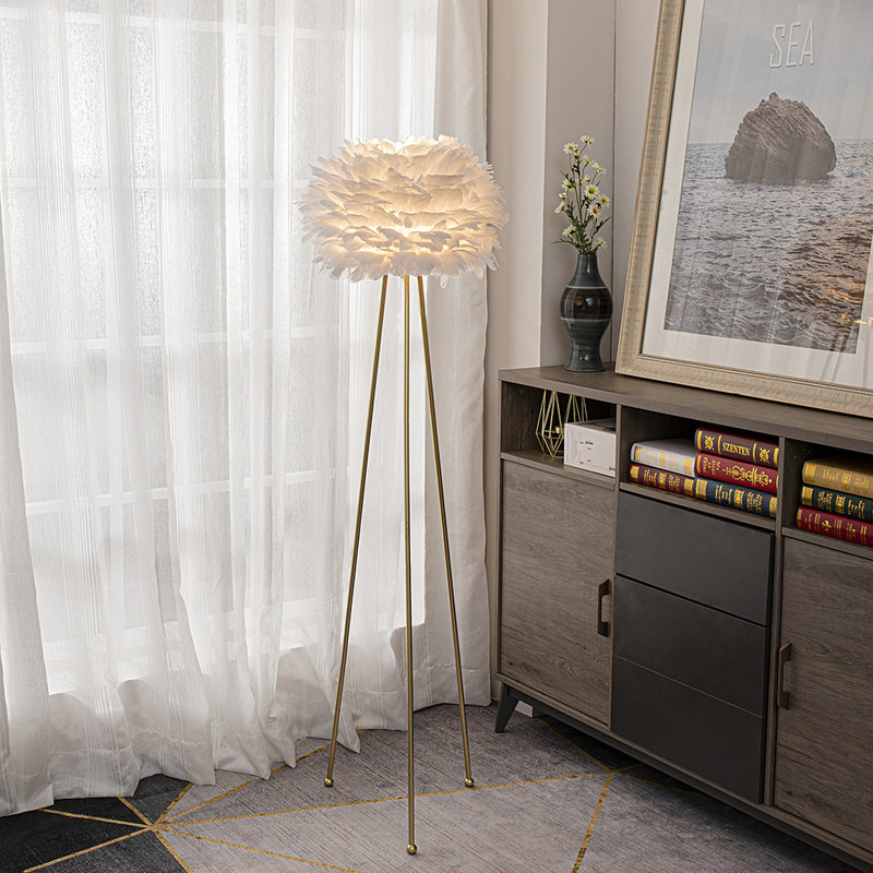 Lampe trépied 60 "Etta Avenue ™, Blanc