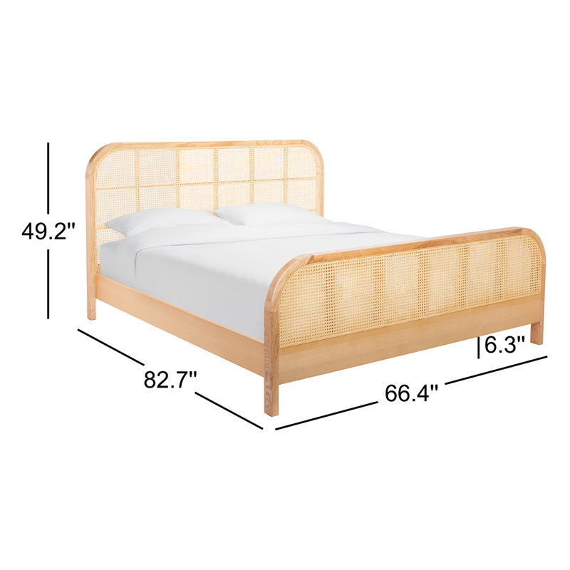 Mcallister Cane Bed, Natural, Queen