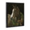 «Horse with Festive Wreath», art mural encadré sur toile flottante, par Ethan Harper