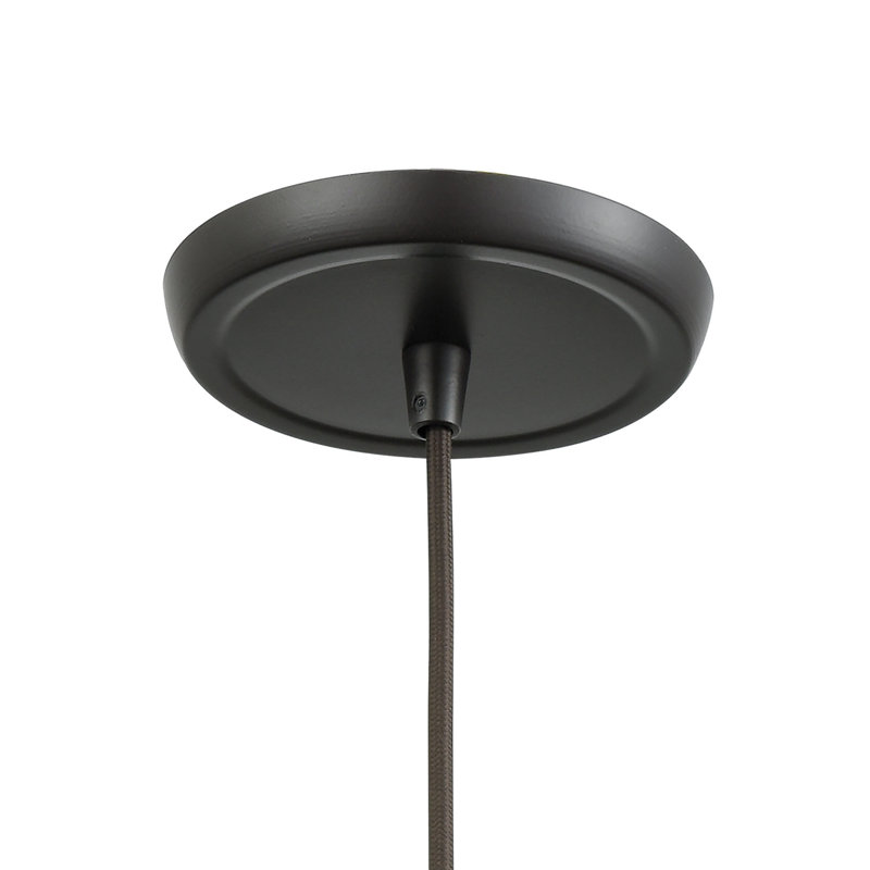 Mini-luminaire suspendu 1 lumière Whisp 6 po - Bronze huilé