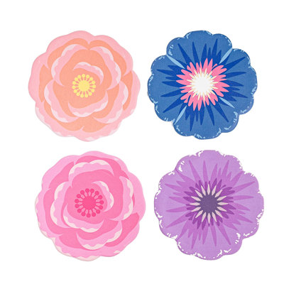 10 Strawberry Street Flower Coasters