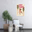 Joyeux Capri, danse classique, rétro, palmier rétro, art mural tropical-129092036