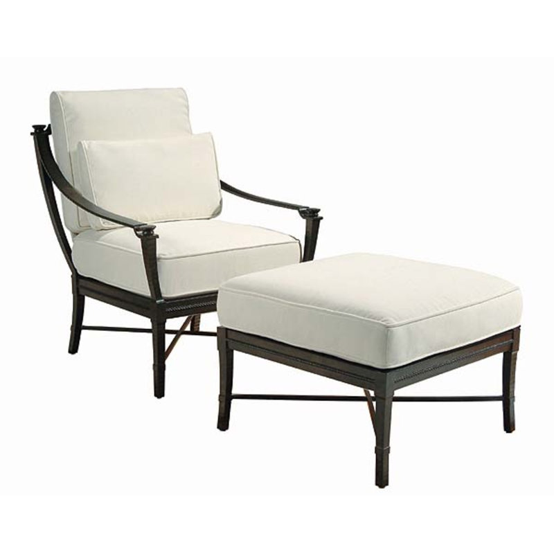 Andalusia Outdoor Ottoman, Gray 71628L82