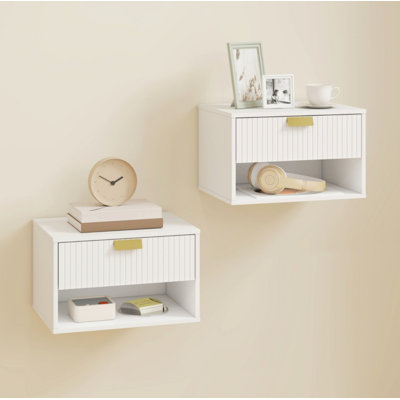 40.01 cm W Bedside Table