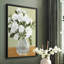 «Vased Viburnum I», reproduction encadrée - bois massif-362309377-362309376