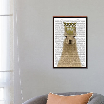 «Llama Queen» par Fab Funky, reproduction d'art graphique
