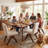 Tufted Linen Upholstered Dining Chair Armless Parsons Side Chair With Solid Wood Legs-2113272996