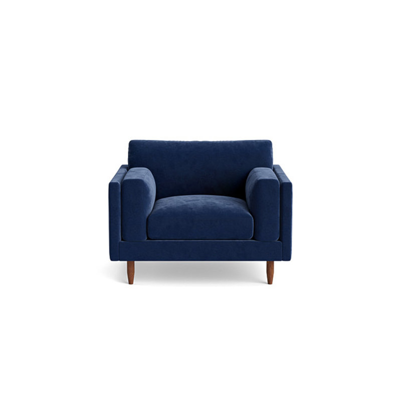 Skinny Fat Chair, Performance Velvet - Uniform