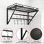 Metal Rectangle Wall Mounted Pot Rack
