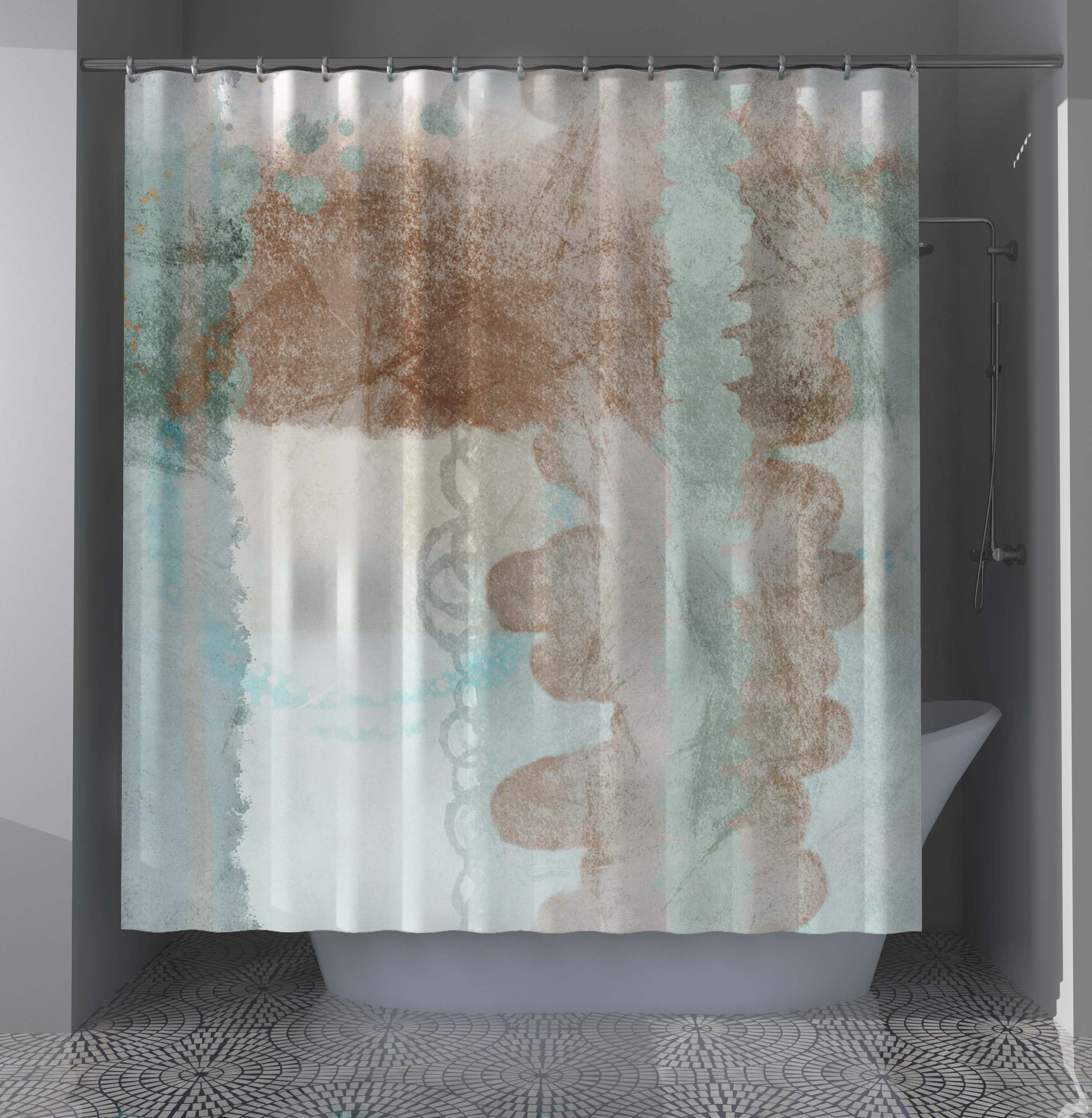 Chisom Abstract Shower Curtain
