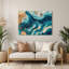 Art mural en métal gris-618602971