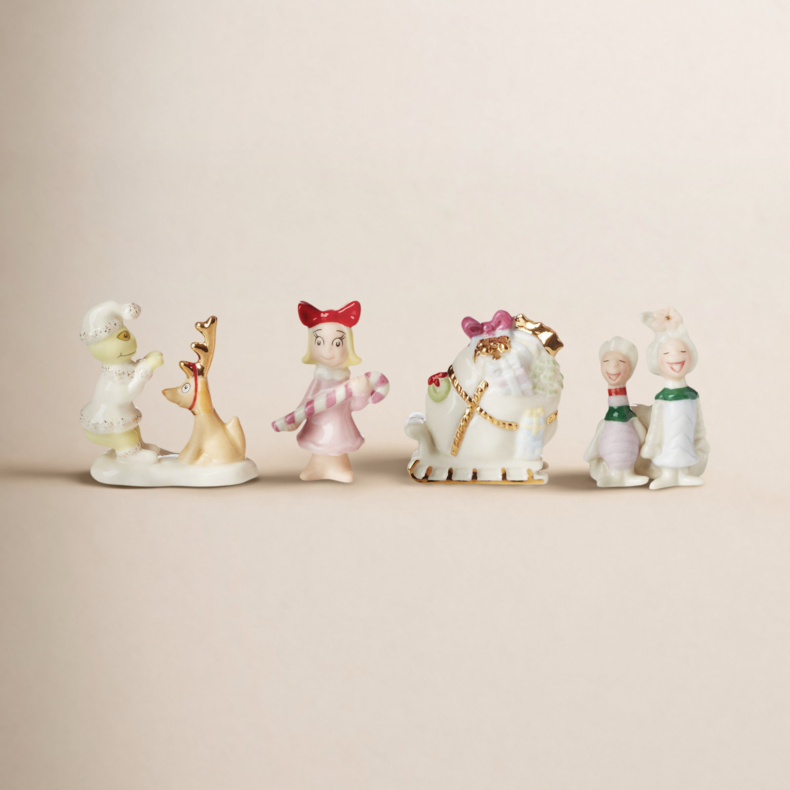 Whoville 4-Piece Figurine Set