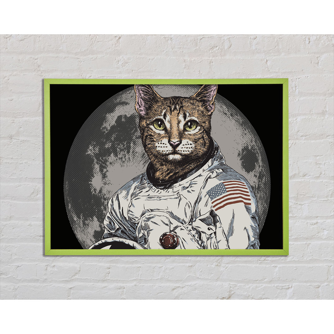 Antinarelli Katze Astronaut - Einzelner Bilderrahmen Kunstdrucke