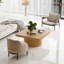 Table basse carrée avec base cylindrique-1864445013