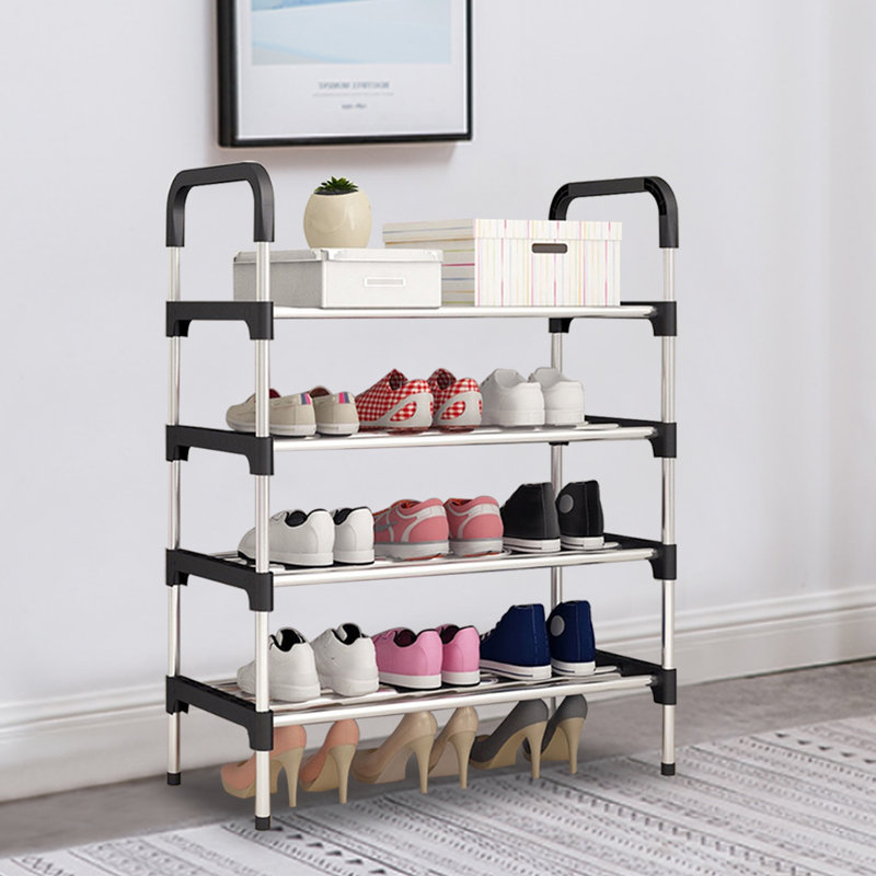 12 Pair Stackable Shoe Rack