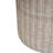 Indoor/outdoor Lightweight Concrete Side Table - Travertine Finish, Cylinder Structure, 15.75"×18.75"h