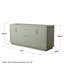 Base de meuble-lavabo double 72 po Icon-73102698