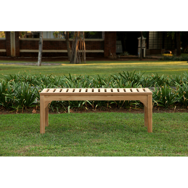 Banc de pique-nique en teck Landyn