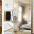 Full Length Mirror, 76"x34" Floor Mirror with Stand, Hanging Mounted Mirrors for Bedroom, Living Room, Cloakroom, Dining Room, Gold, Rect-875339926-875339924
