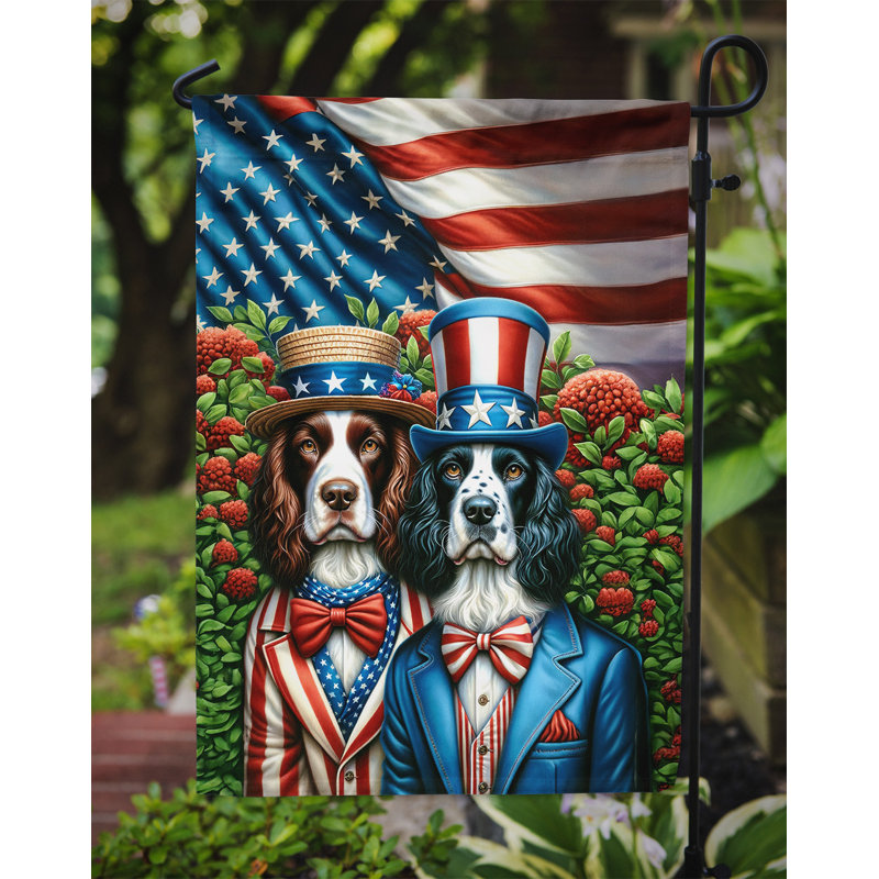 Drapeau All American Garden, Épagneul Springer anglais