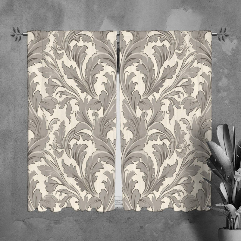 Paire de rideaux obscurcissant en polyester Mikaal, L 40 po x L 61 po
