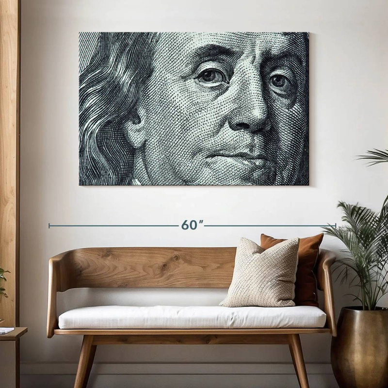 Leisha Benjamin Franklin, 32" H x 48" W