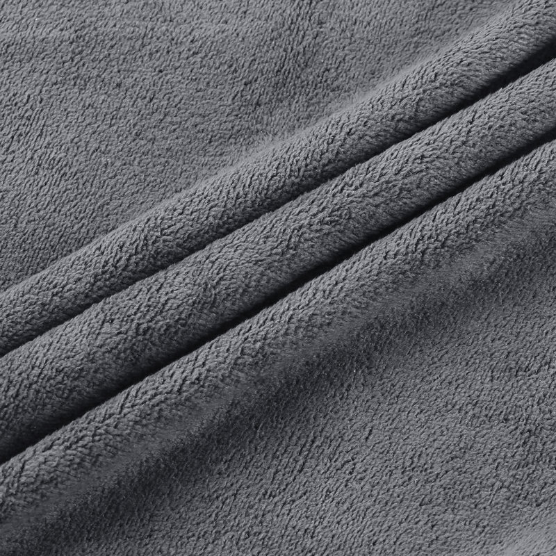 Ensemble de 4 serviettes de bain grises en microfibre 30 x 60 pouces à séchage rapide pour salle de bain