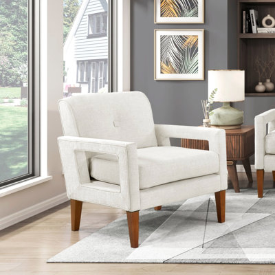 Fauteuil 1 pièce Modern Living Chenille