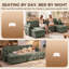 Upholstered 113.4 " Chenille Sofa